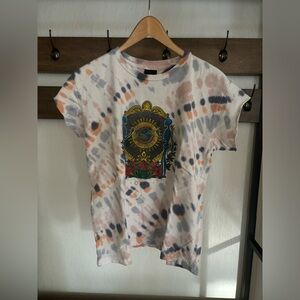Obey tie dyed tee size small